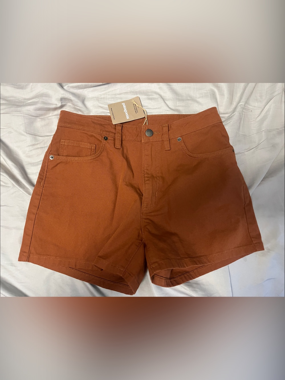 Patagonia Women's Rust Orange Short-Length Casual Shorts NWT